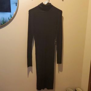 Womens turtle neck sweater dress